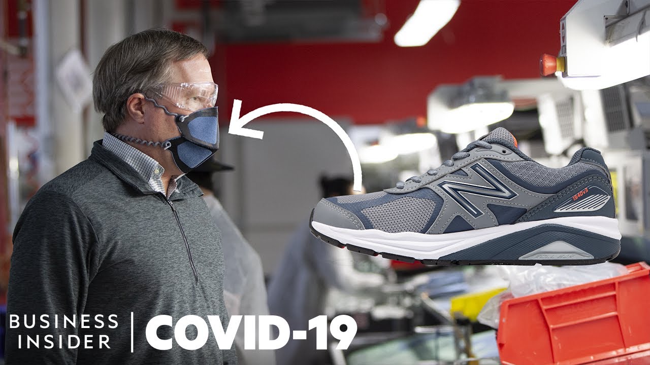How A Shoe Company Makes 100,000 Masks A Week To Fight The Coronavirus