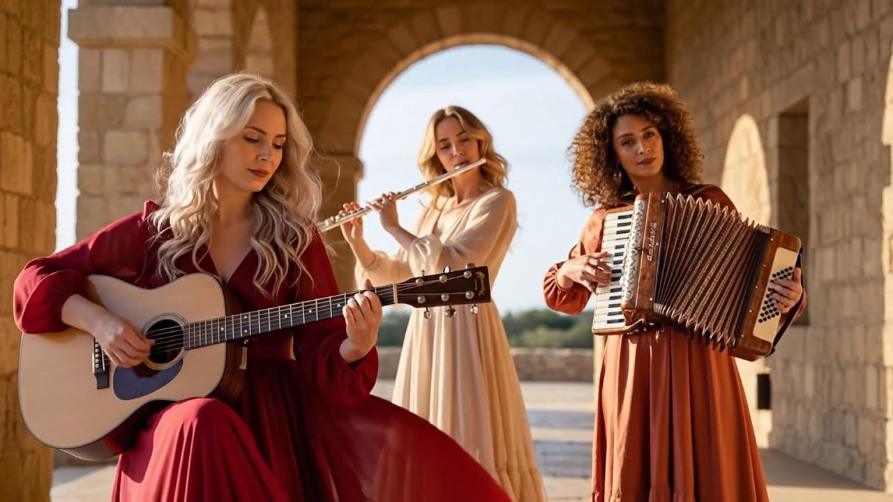 Crimson Sunset in Andalusia | Cinematic Flamenco Guitar, Sax, Accordion & Flute
