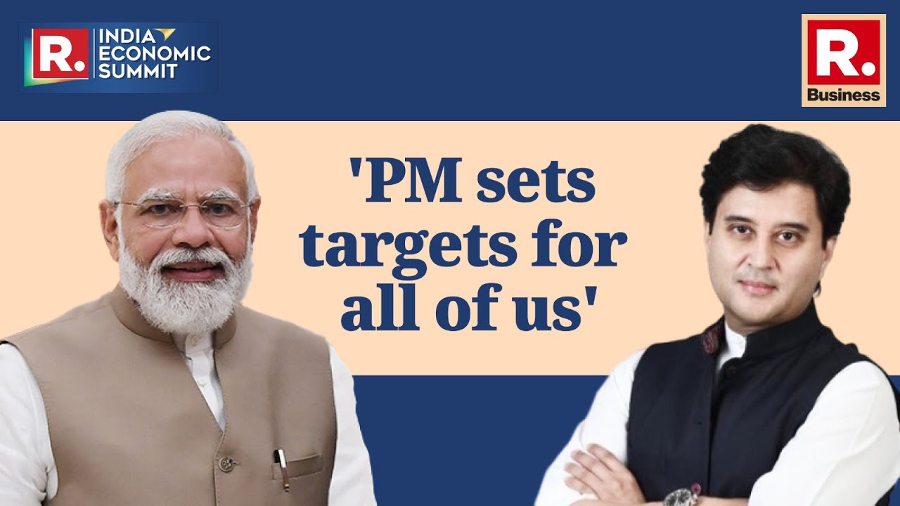 How PM Modi Sets Targets For Government's Work, Explains Jyotiraditya Scindia | R Business Summit