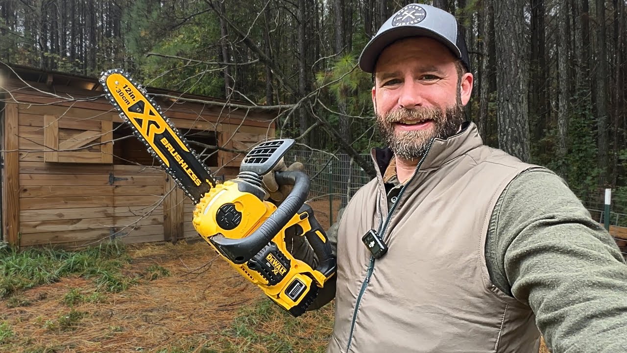 Can a battery powered CHAINSAW cut anything? (DeWalt 20V Max)