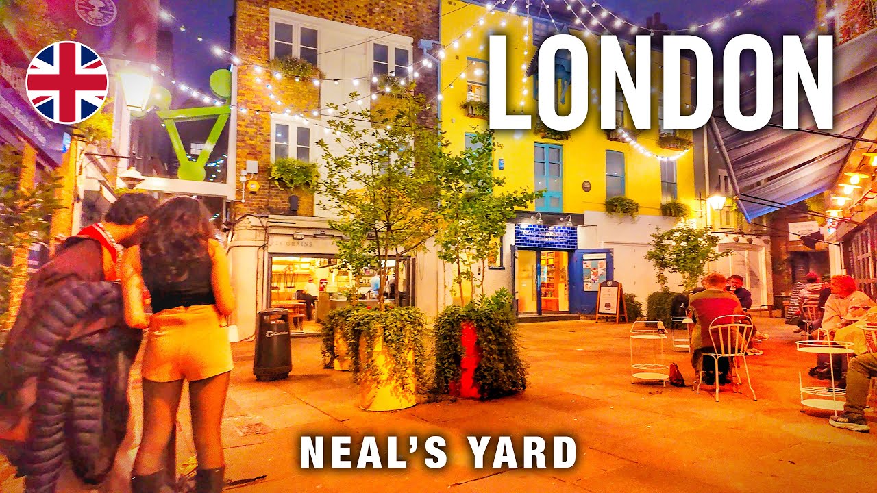 London Walking Tour 4K 🇬🇧 Neal's Yard | Covent Garden