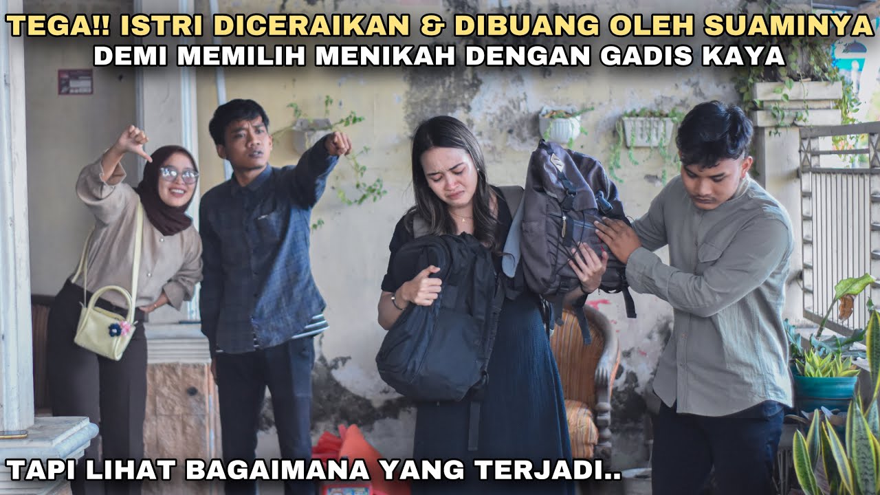 TEGA‼️HANYA KARENA ALASAN EKONOMI MENURUN, ISTRI INI DIBUANG & DICERAIKAN SUAMINYA DEMI GADIS KAYA!!