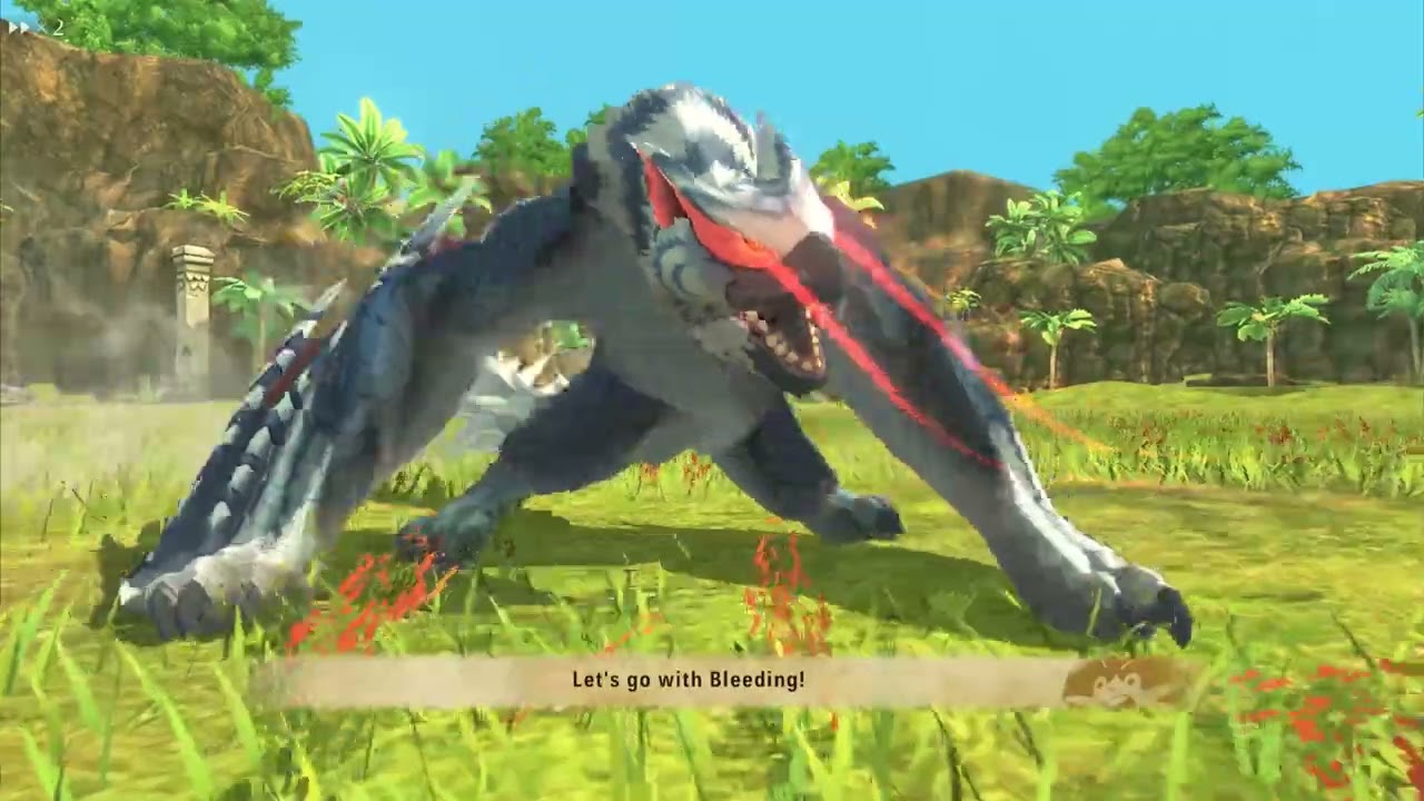 Monster Hunter Stories 2 - Gameplay 212 - Fated Four Den Coop | Hellblade Glavenus Coop