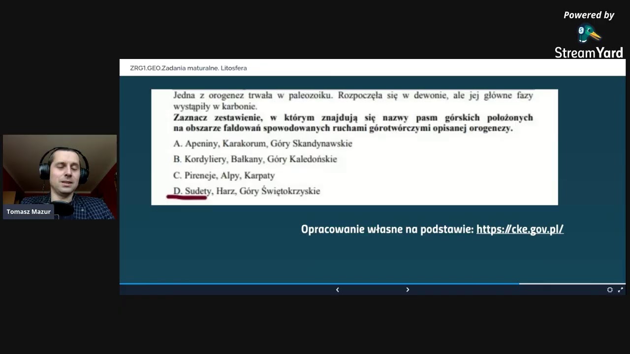 GEO. Litosfera. Maturalna powt&oacute;rka