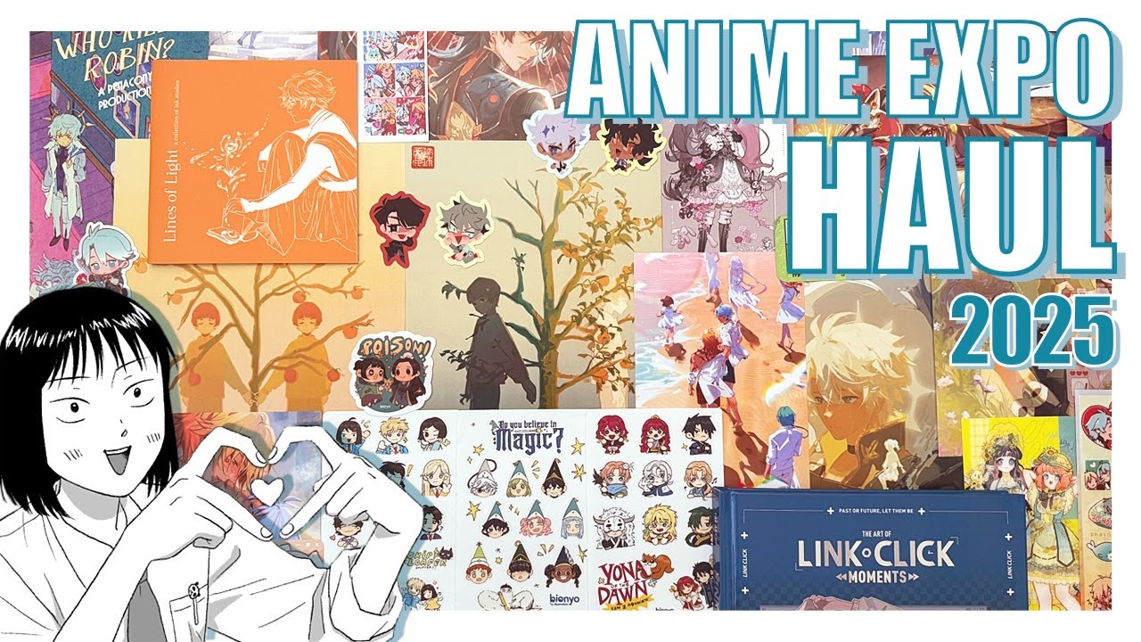 anime prints + the year of honkai star rail | AX2025 ARTIST ALLEY HAUL