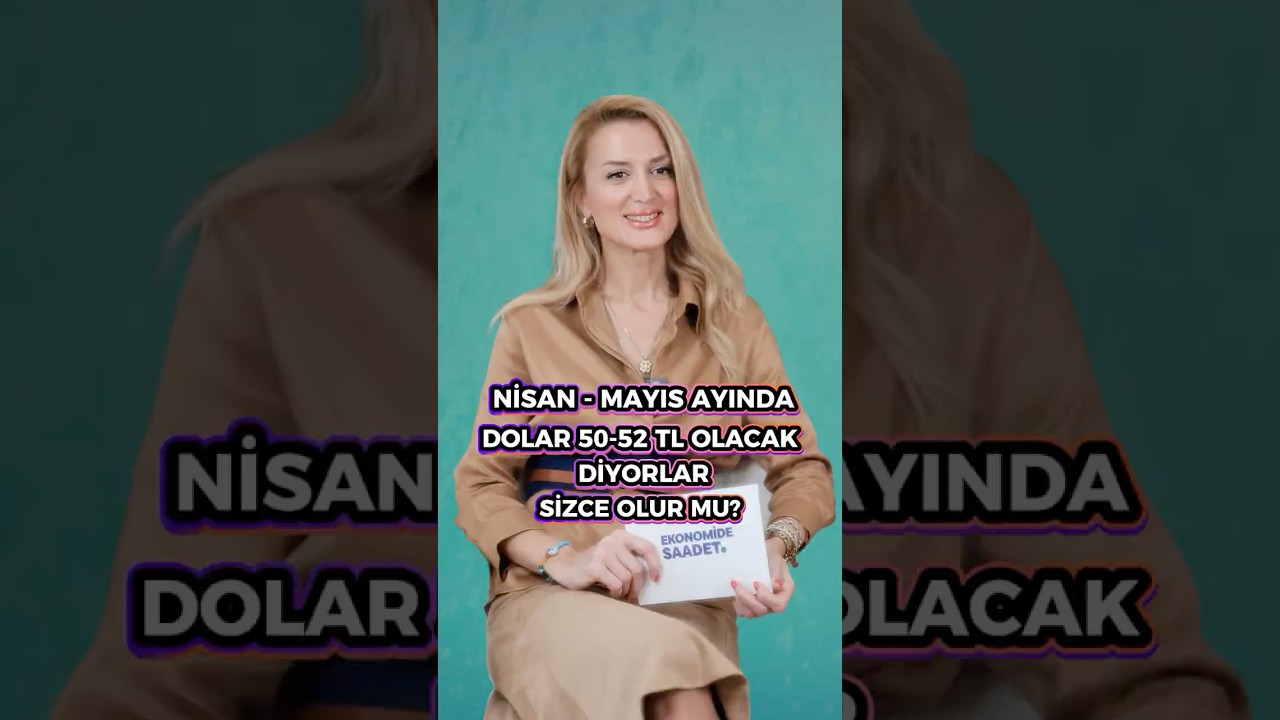 DOLAR U&Ccedil;ACAK DİYORLAR! l Ekonomide Saadet #dolartl #dolar #ekonomist #ekonomi #finans