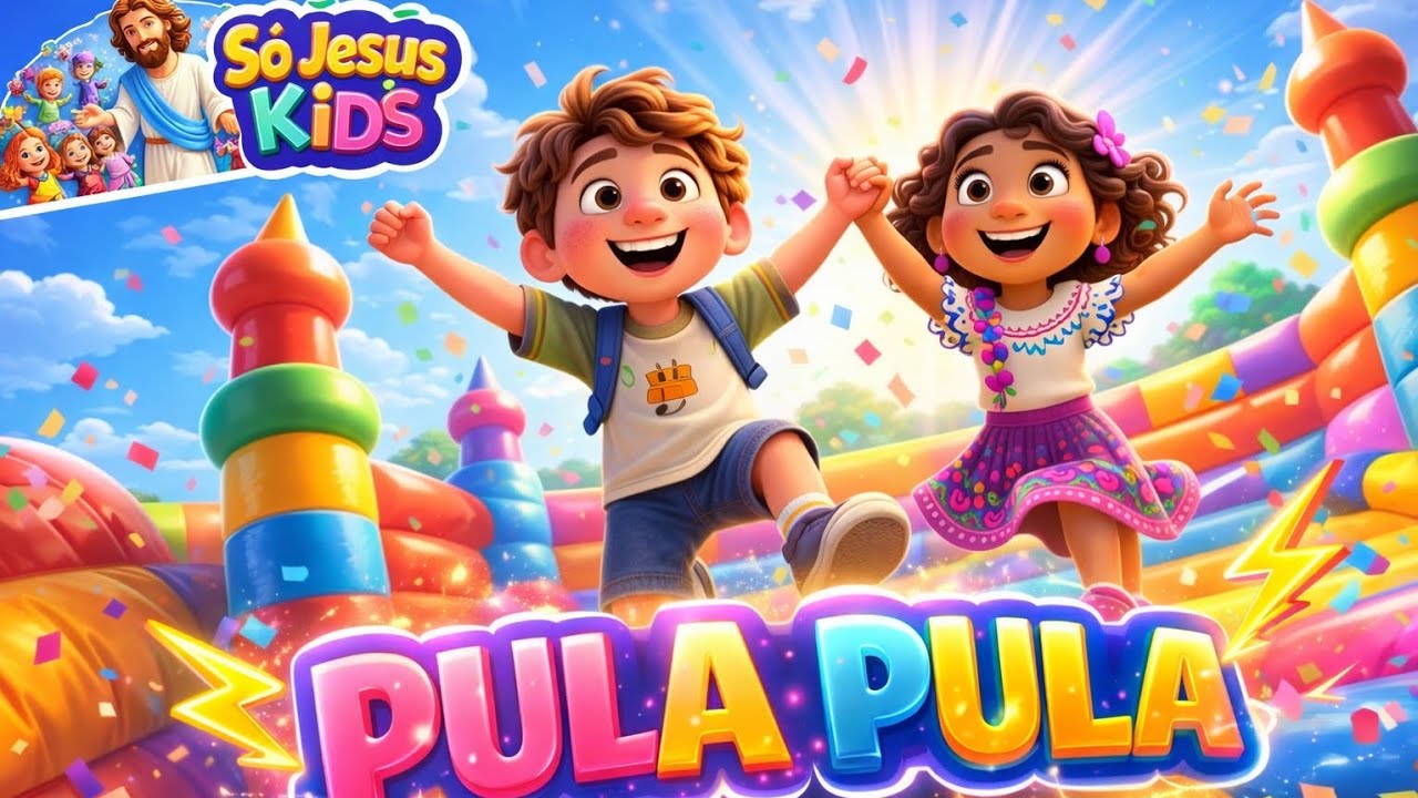 Pula Pula | Música Animada Infantil para Dançar e Cantar | SÓJESUSKIDS OFICIAL 