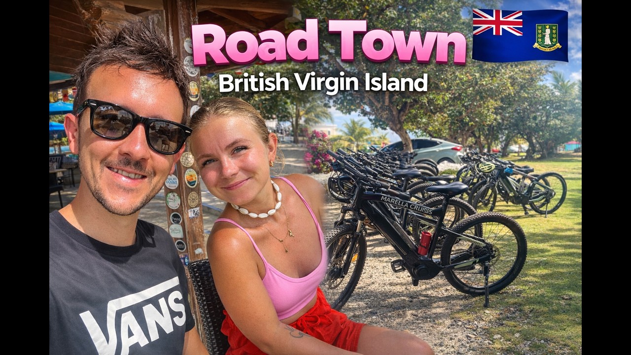 Bike Ride in Road Town, Tortola 🇻🇬 | Marella Cruises Adventure with Amazing Views!
