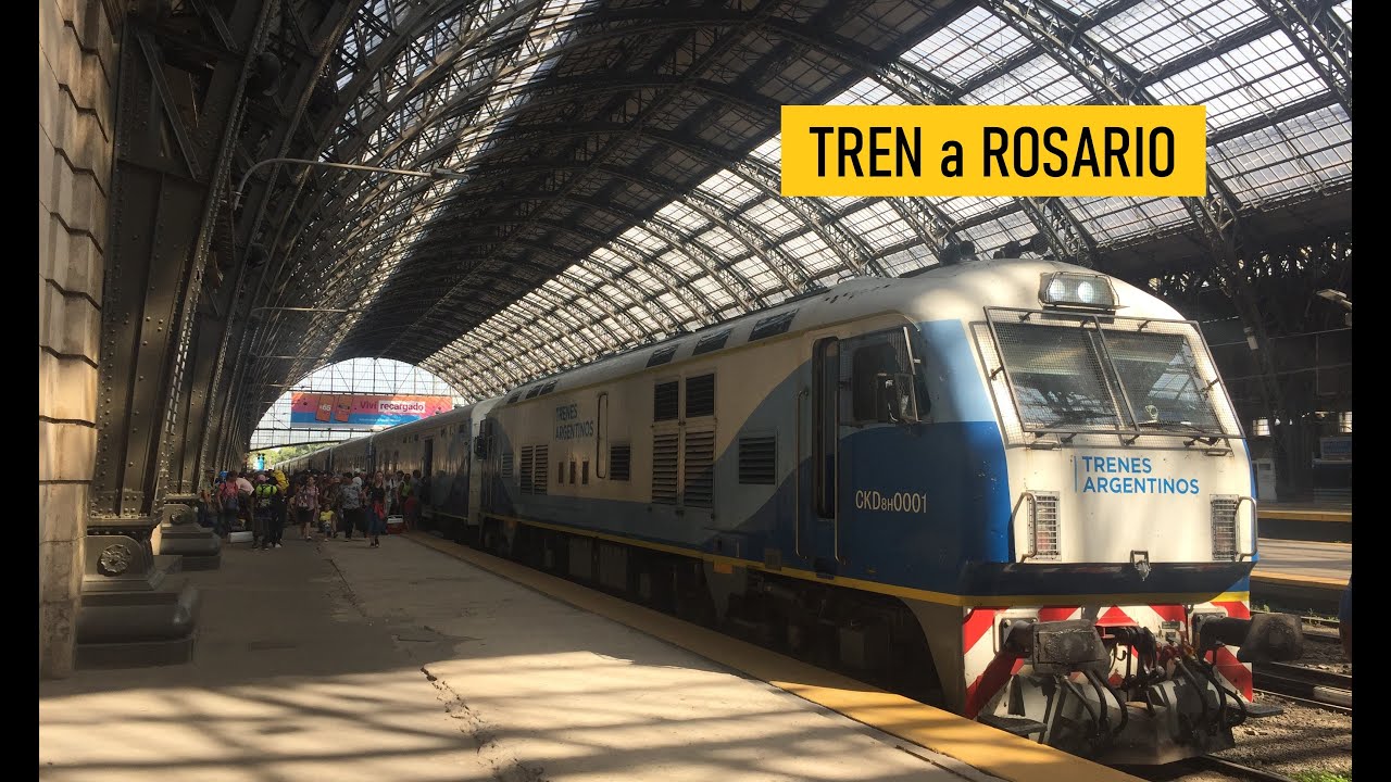 Viaje en TREN a ROSARIO desde Buenos Aires - Retiro | Ferrocarriles de Argentina | América Latina