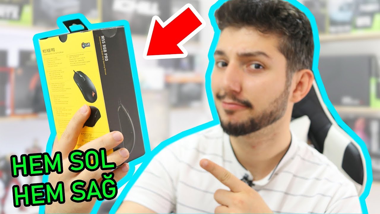 12.400 DPI Full Makrolu Efsane Oyuncu Faresi M55 RGB PRO