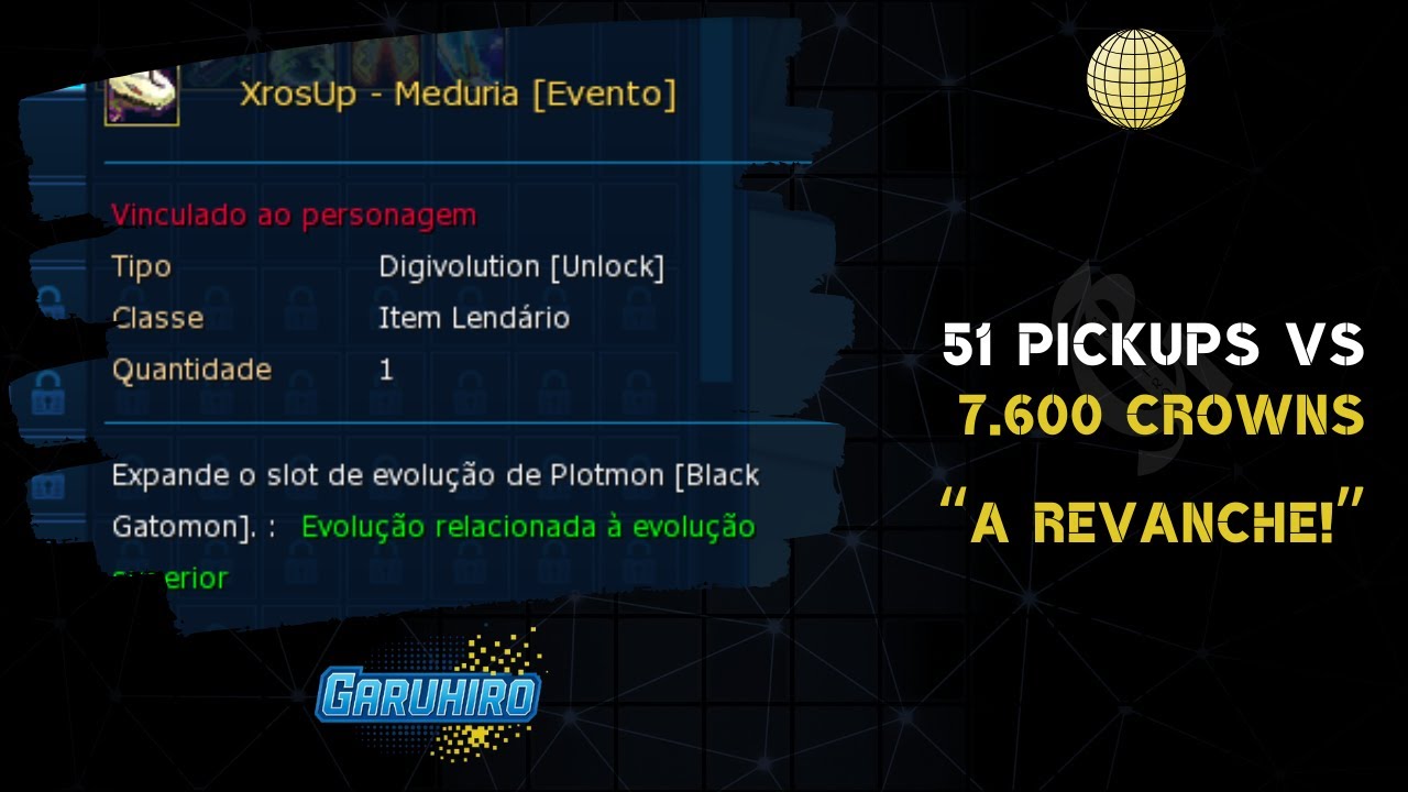 51 PICKUPS vs 7.600 CROWNS! (REVANCHE) - feat @Diore Games | Digimon Masters Online