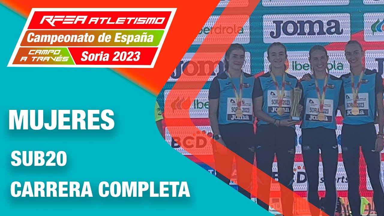 Campeonato de España clubes campo a través - Soria 2023 - Sub20 mujeres - Polideportivo Getafe
