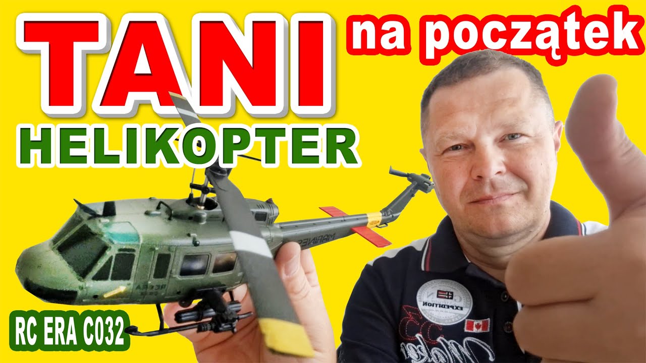 ✈️ LATAĆ KAŻDY MOŻE &ndash; tani helikopter RC ERA C032  🚁 Unboxing &bull; Test &bull; Opinia