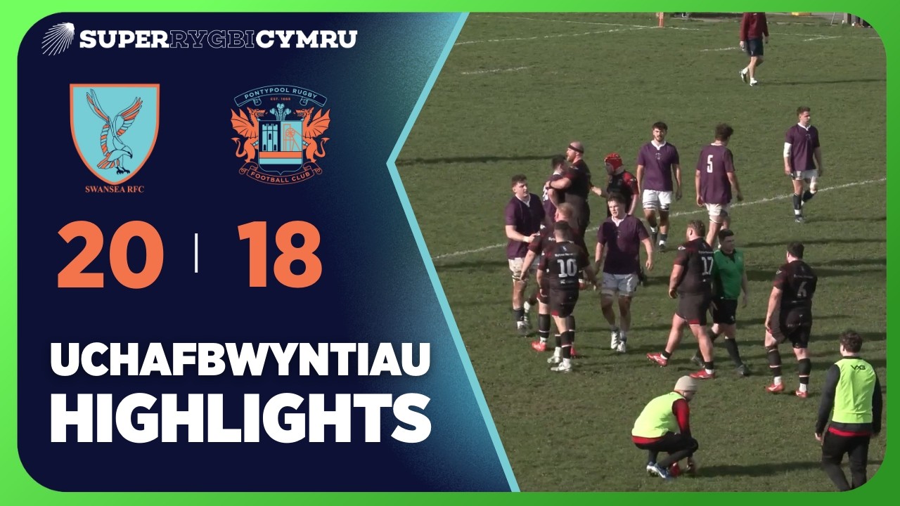 Uchafbwyntiau Abertawe v Pont-y-pŵl  | Swansea v Pontypool Highlights | Super Rygbi Cymru | S4C
