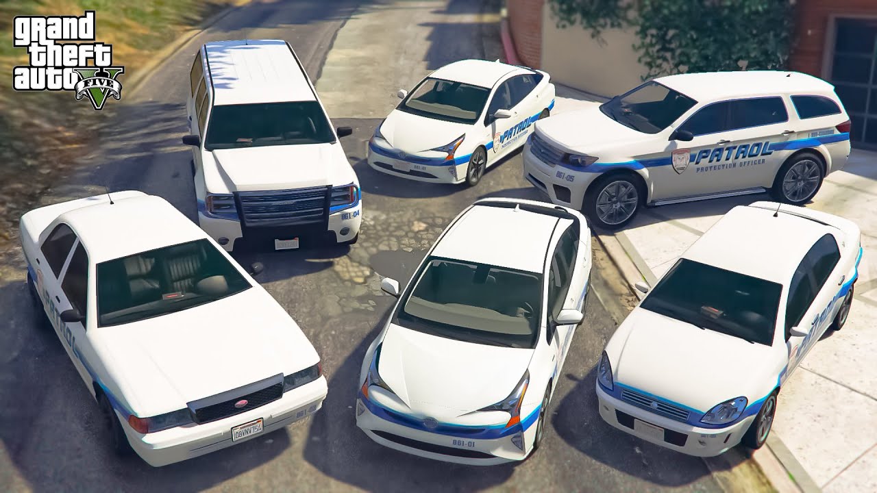 GTA V - Franklin Steal Los Santos MERRYWEATHER Security Vehicles in GTA V! | (GTA V roleplay)