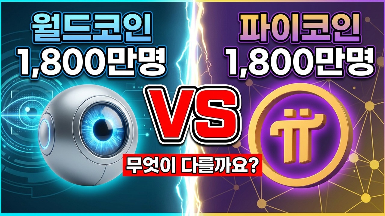 월드코인 vs 파이코인: 결국 '사람'이 남는 곳은 어디인가?