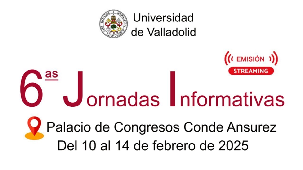1ª SESIÓN.  ARTE Y HUMANIDADES Y EDUCACIÓN. VI JORNADAS INFORMATIVAS UVa