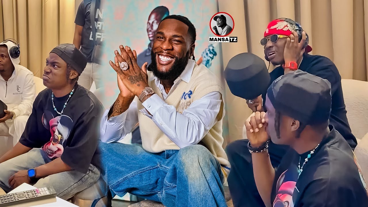 Juma Jux in the Studio with Burnaboy's Grammy Award producer Nigeria