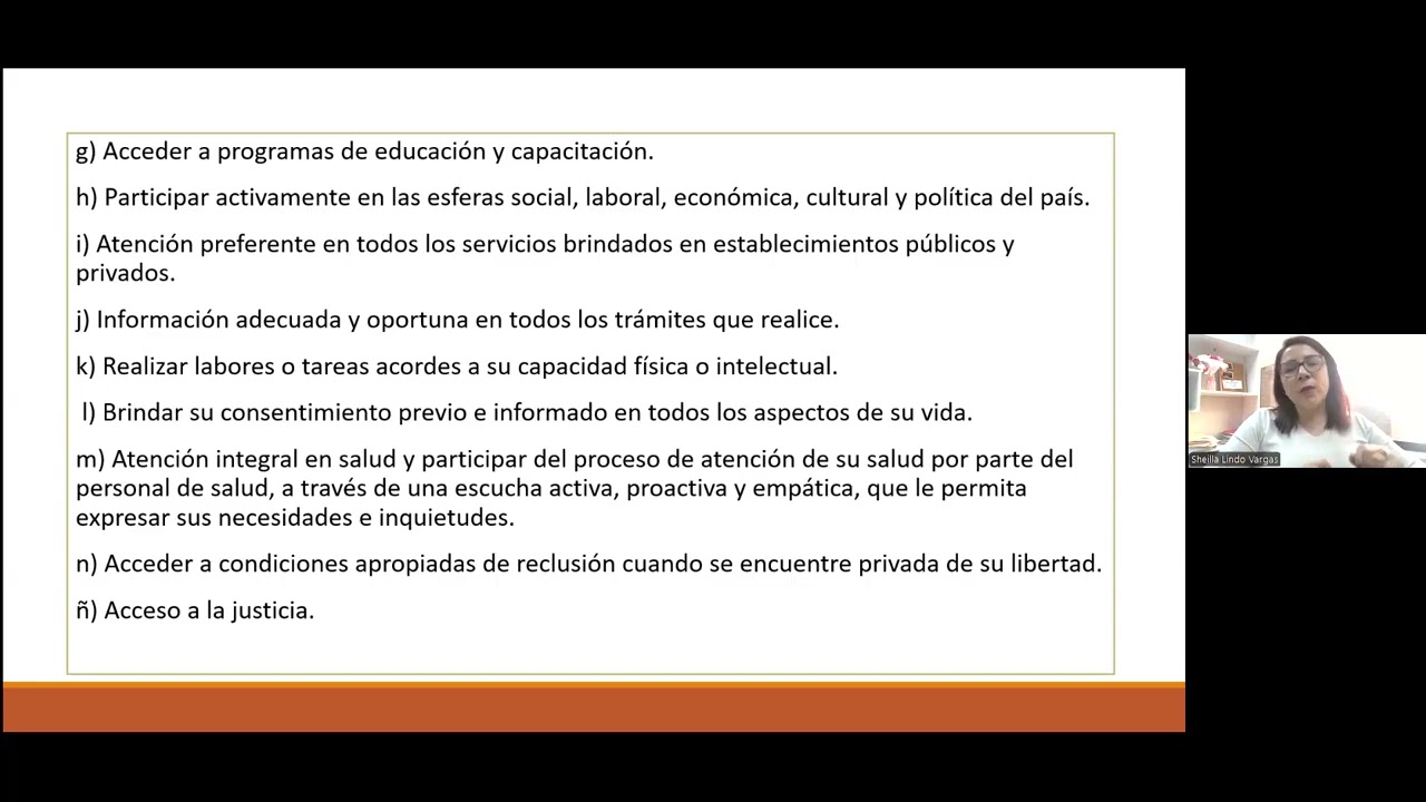 Ley del Adulto Mayor, Reglamento y Modificatorias - Mg. Sheilla Lindo Vargas