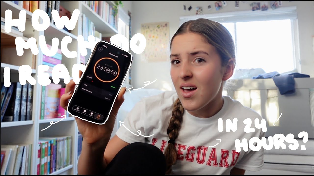how much do i read in 24 hours? *reading vlog*