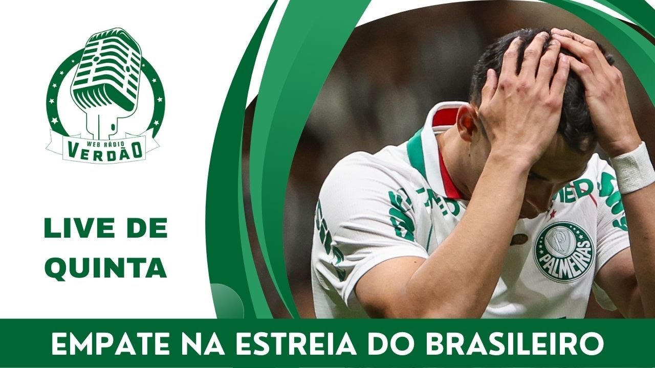EMPATE NA ESTREIA DO BRASILEIRO