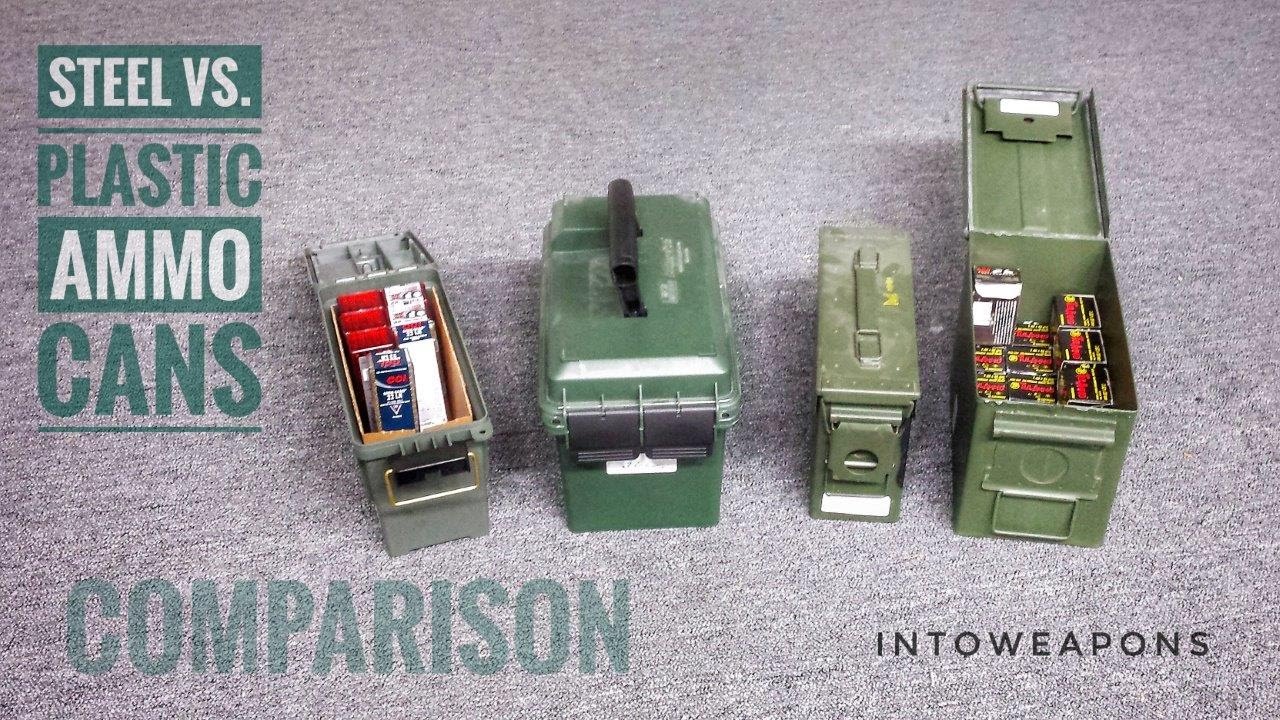 Metal Ammo Can VS. Plastic Ammo Can:  Ammo Can Comparison