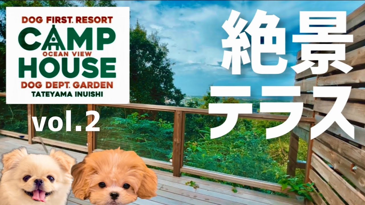 【ドッグデプト新施設②】別棟はオーシャンビューの素敵な世界が広がっていた。THE DOG DEPT GARDEN CAMP HOUSE 館山犬石