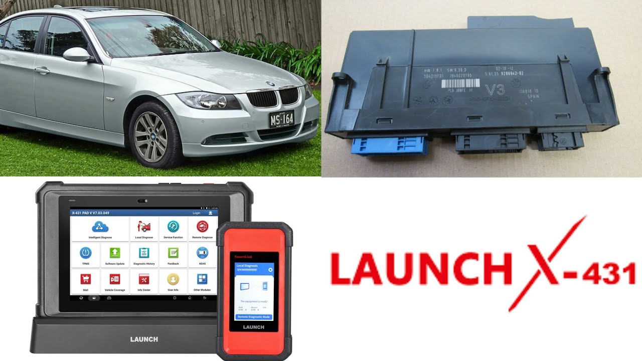 ONLINE PROGRAMMING AND CODING JBE MODULE BMW E90 AFTER REPLACEMENT WITH LAUNCH X431 PRO PAD 5 LINK
