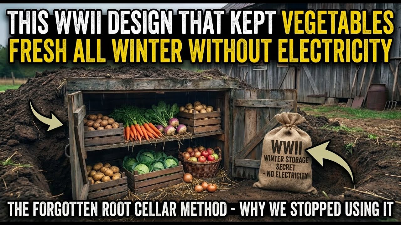 This WWII Design That Kept Vegetables Fresh All Winter Without Electricity