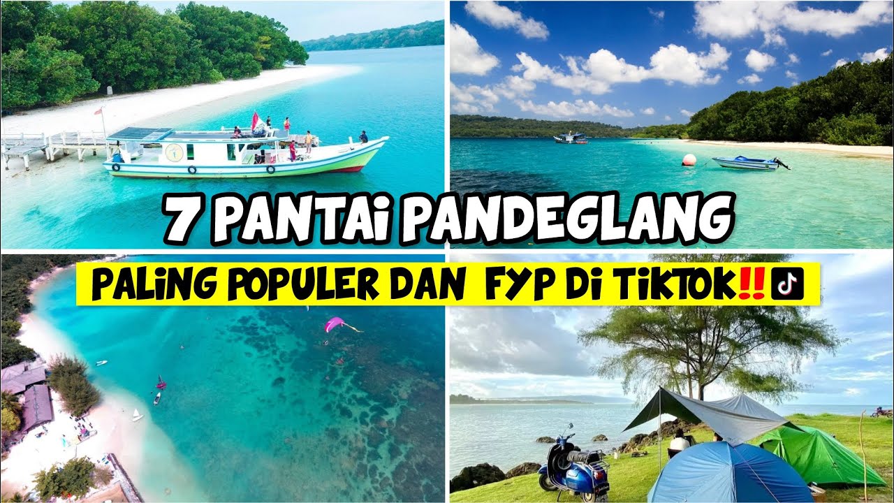 7 PANTAI PANDEGLANG PALING POPULER BAHKAN SELALU FYP DI TIKTOK! | WISATA BANTEN HITS & TERBARU 2024