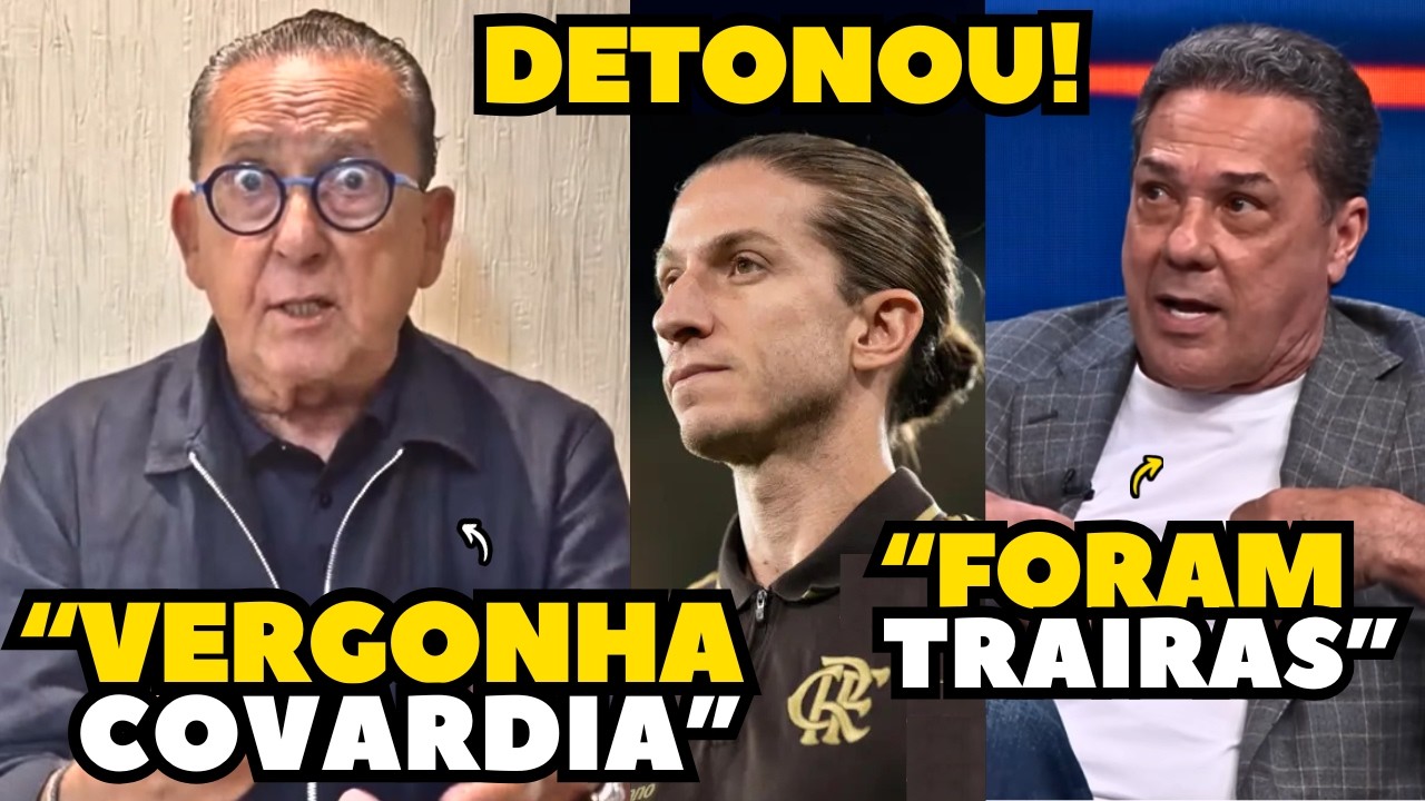 EITA! GALVÃO BUENO E LUXEMBURGO DETONAM DEMISSÃO DE FILIPE LUÍS DO FLAMENGO!!