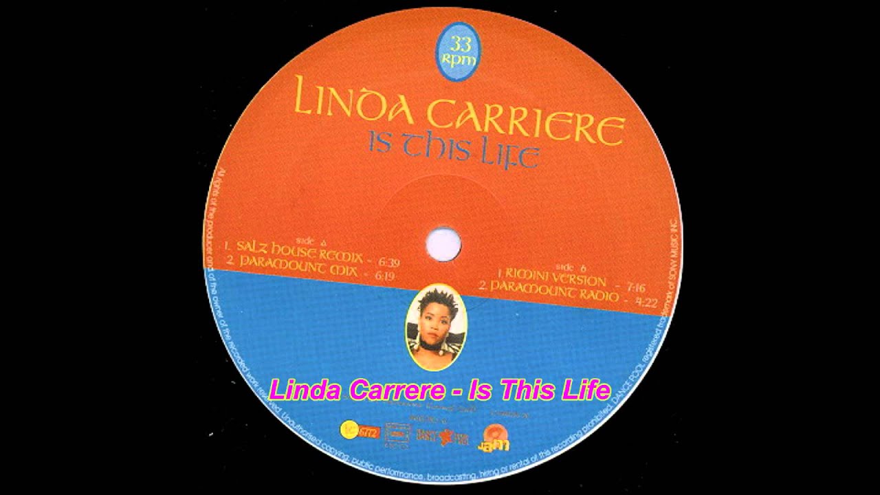 Linda Carriere - Is This Life (Paramount Mix)