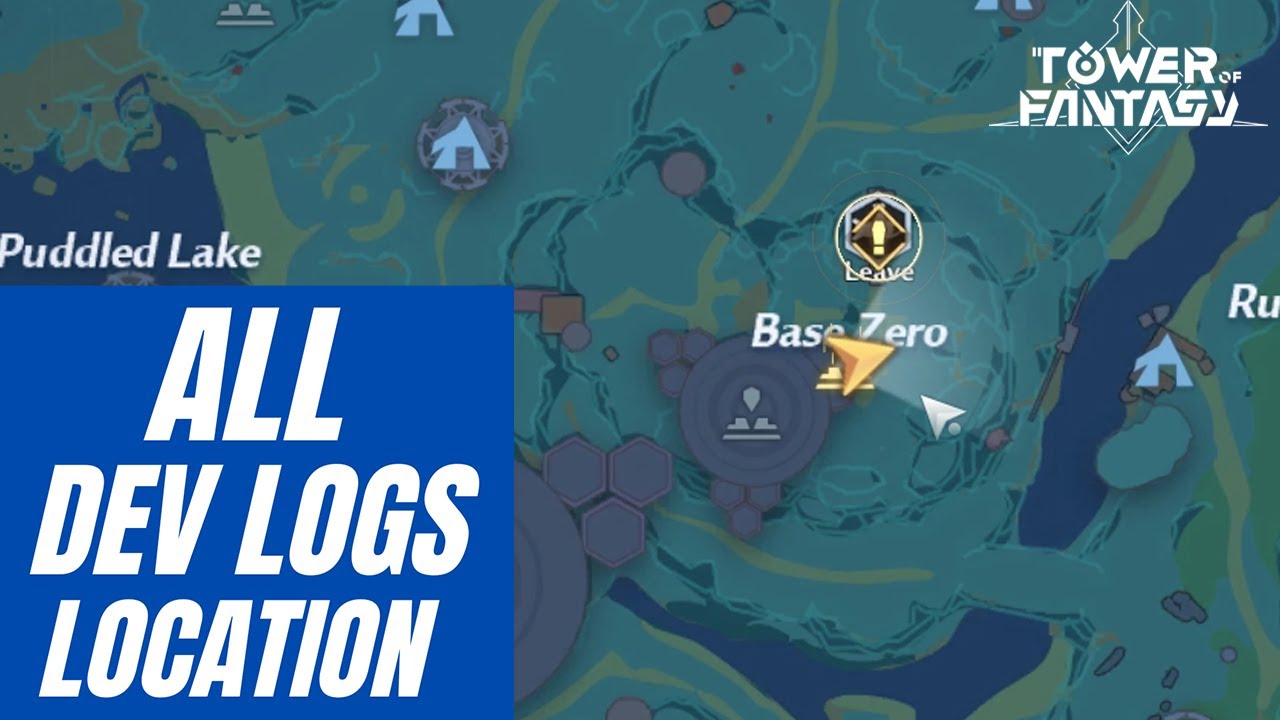 Tower of Fantasy: All Developer's Logs Location on Artificial Island