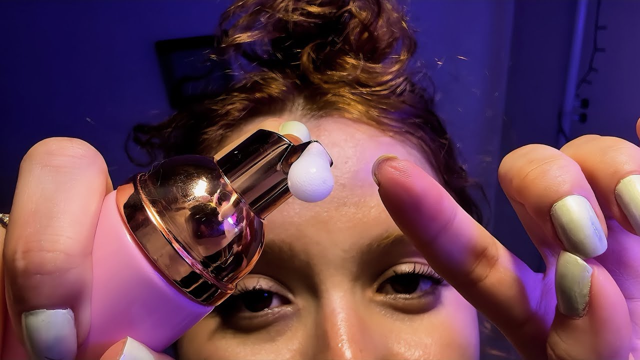 ASMR REALISTA– Vou cuidar da sua pele depois de um dia cansativo 💤✨(de verdade)