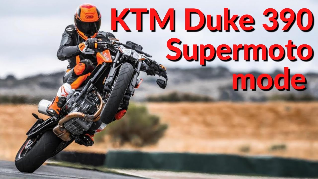 KTM 390 Duke  #  Supermoto mode  # Motorbike Review