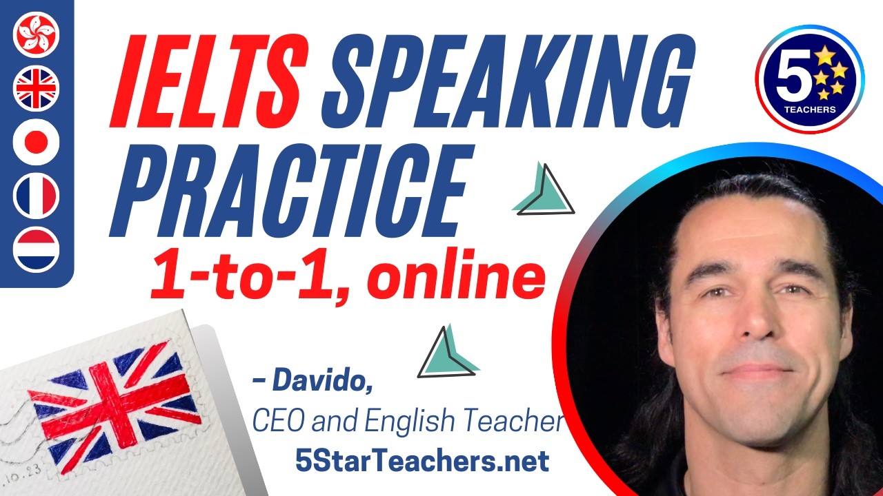 Practice your IELTS Speaking Part one-on-one on 5StarTeachers