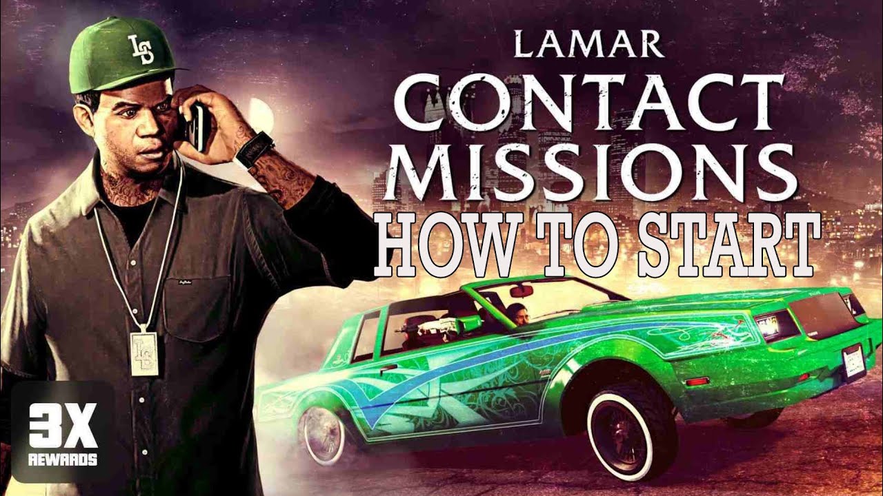 How To Start Lamar Contact Missions On Gta 5 Online