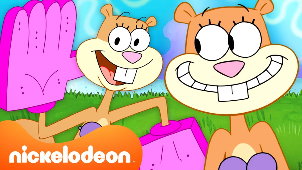 Bob Esponja | El mejor día de Sandy por 45 minutos seguidos 🐿️ | Nickelodeon en Español