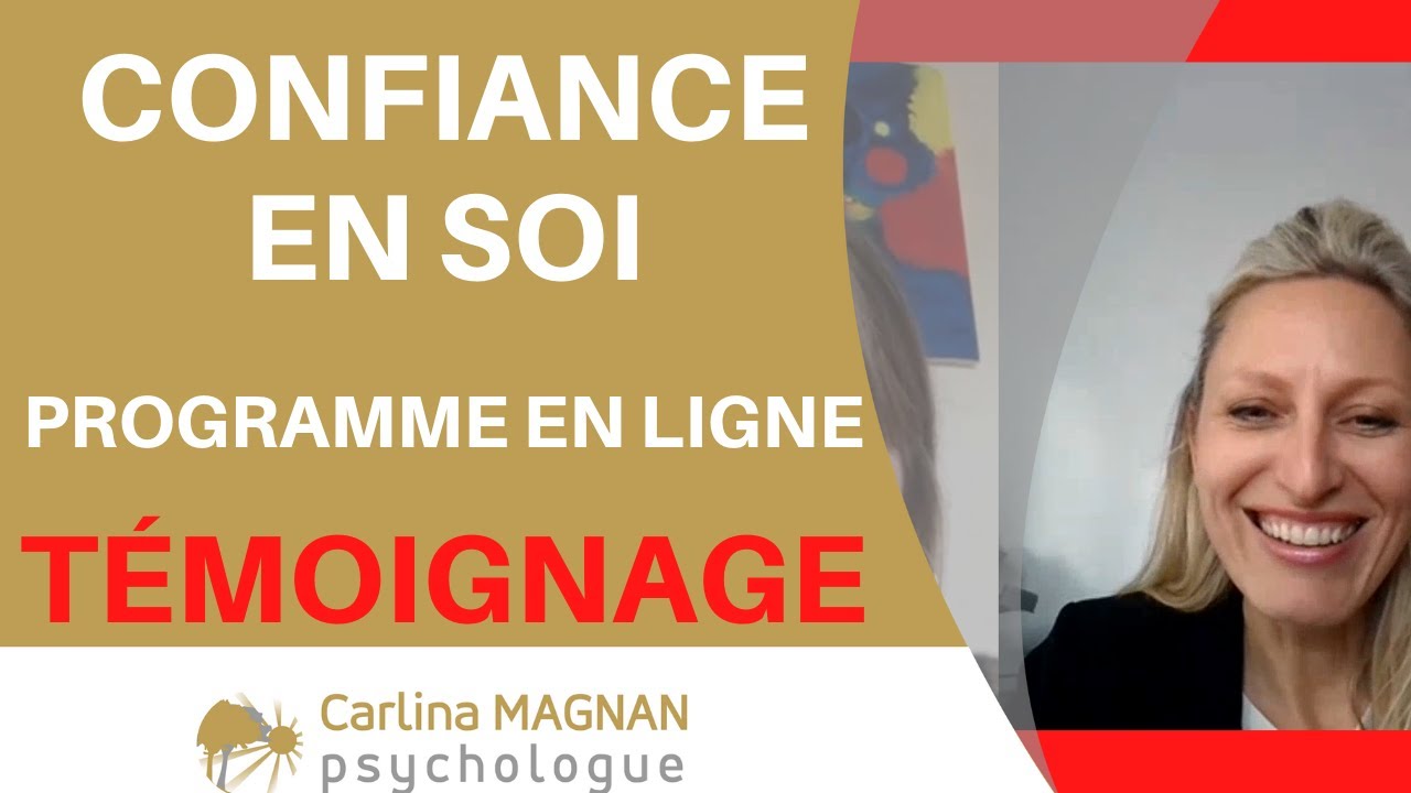 Confiance en soi: Témoignage programme en ligne