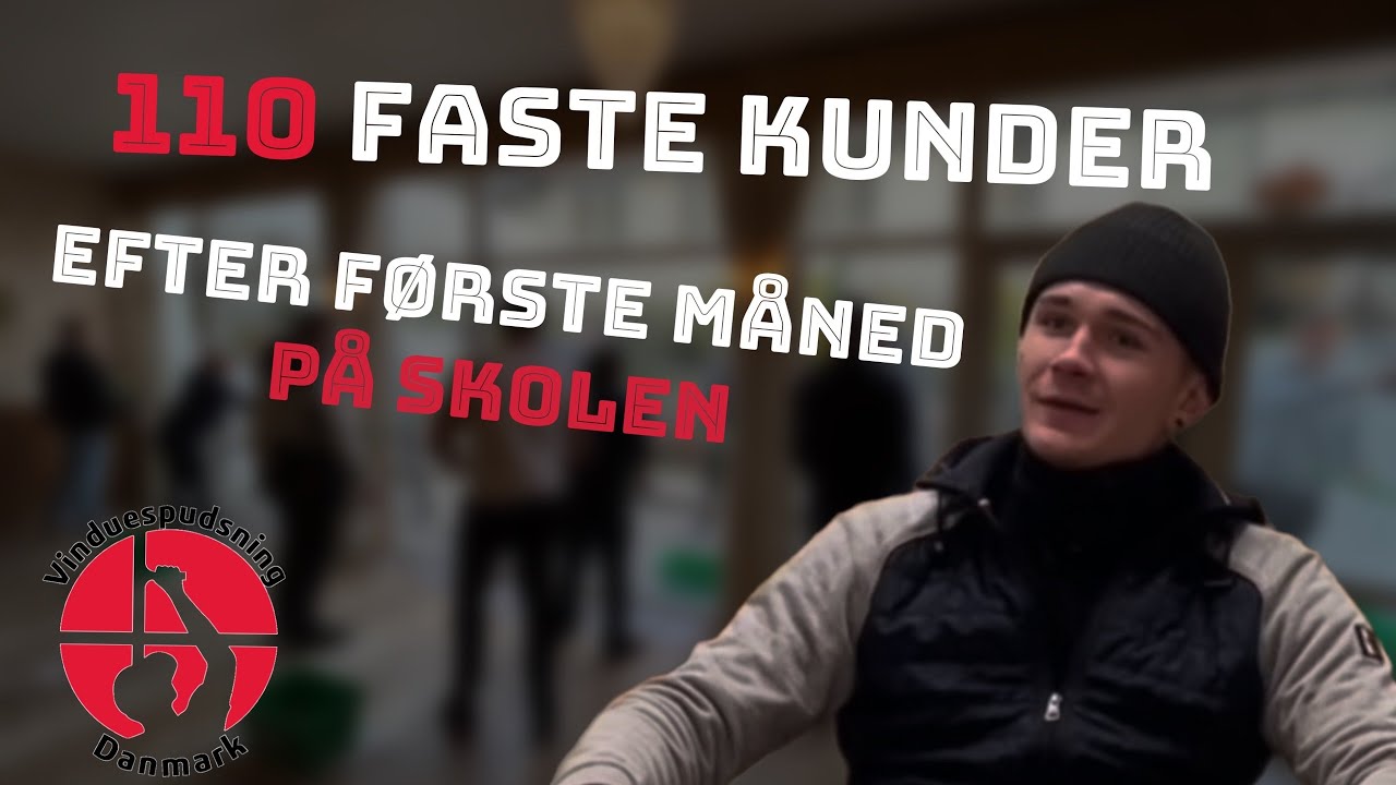 Felix gik fra murer til selvstændig vinduespudser