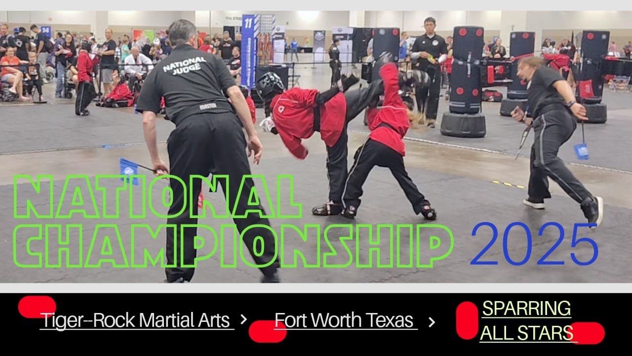 Tiger-Rock NationalShip Sparring 2025 Junior Black Belt.