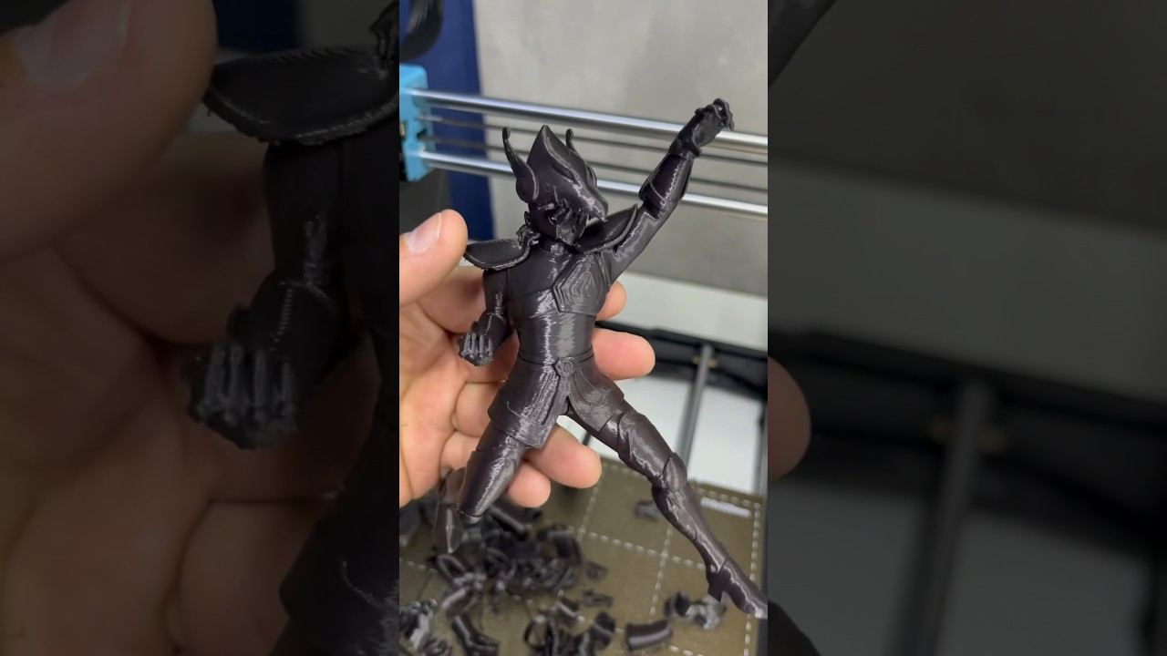 Retirando suporte de impress&atilde;o 3D f&aacute;cil #impressora3d #impressao3d #3dprinting