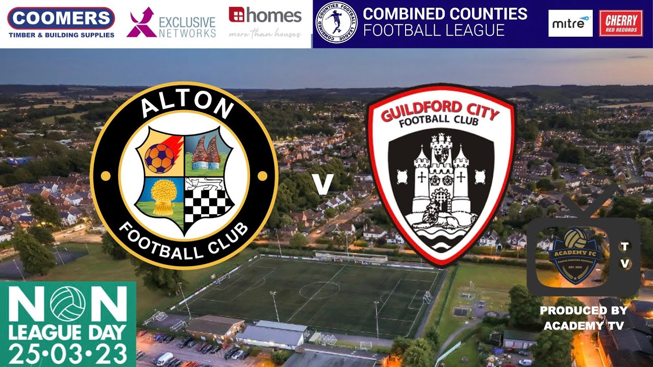 Alton FC 3-0 Guildford City FC Combined Counties Football League #nonleague #football #altonfc #NLRS