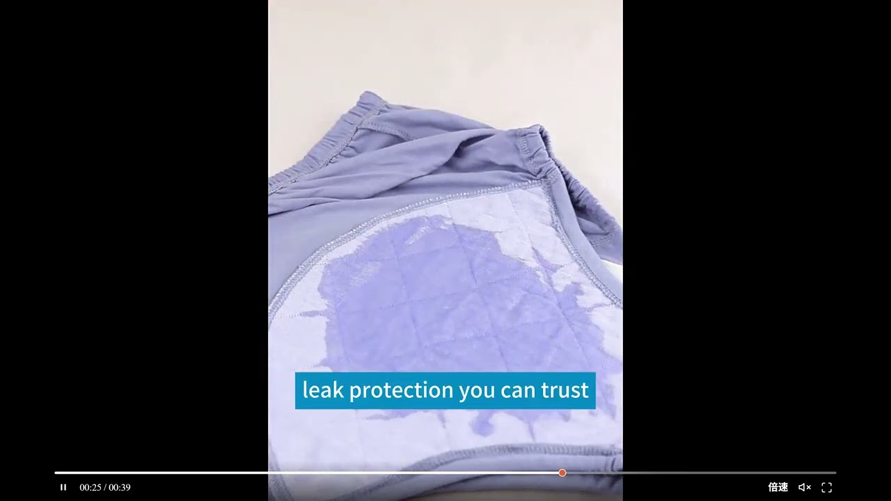 Washable leak-proof incontinence underwear for seniors | Instant absorption & side-leak protection