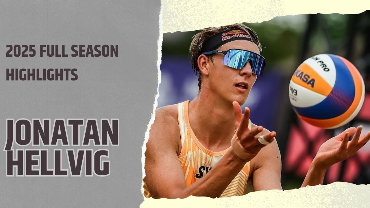 Jonatan Hellvig 2025 Season Highlights | FIVB Beach Pro Tour