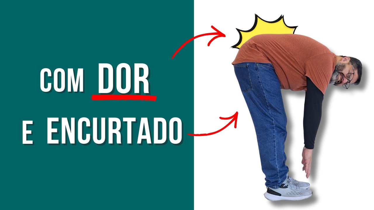 DOR NA COLUNA e ENCURTAMENTO - 2 Movimentos que podem RESOLVER De Vez