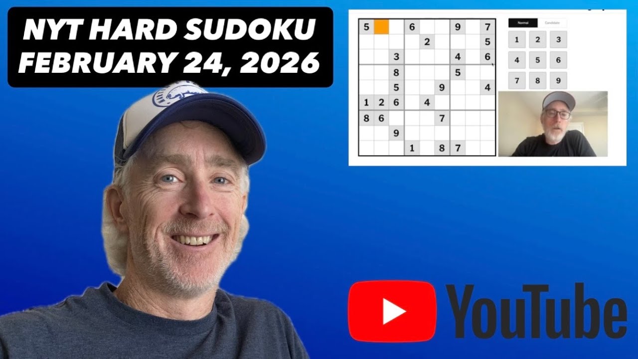 Let's CRACK the NYT Hard Sudoku! [February 24, 2026] Walkthrough Solution