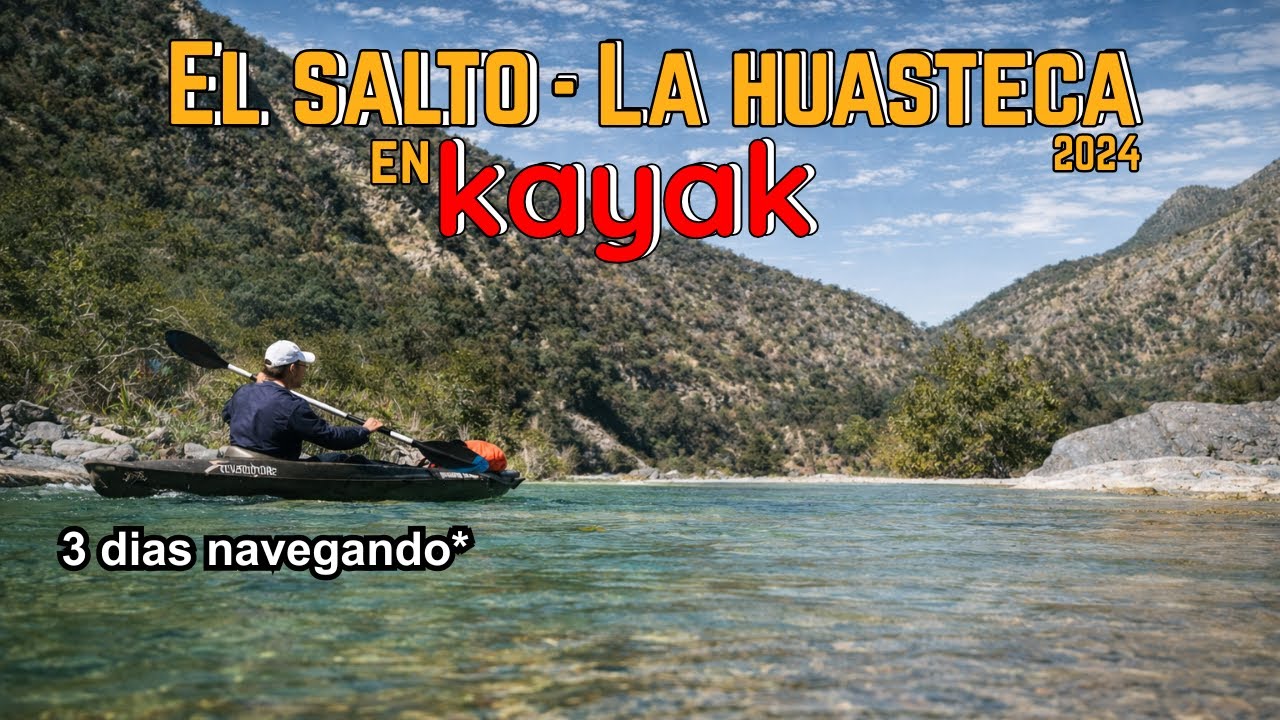 Navegué MÁS DE 50 KM en KAYAK por el río Santa Catarina 🛶 | Aventura ÚNICA en Monterrey