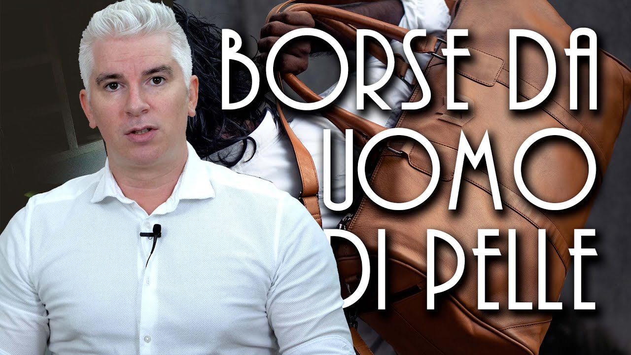 Borse da uomo in pelle