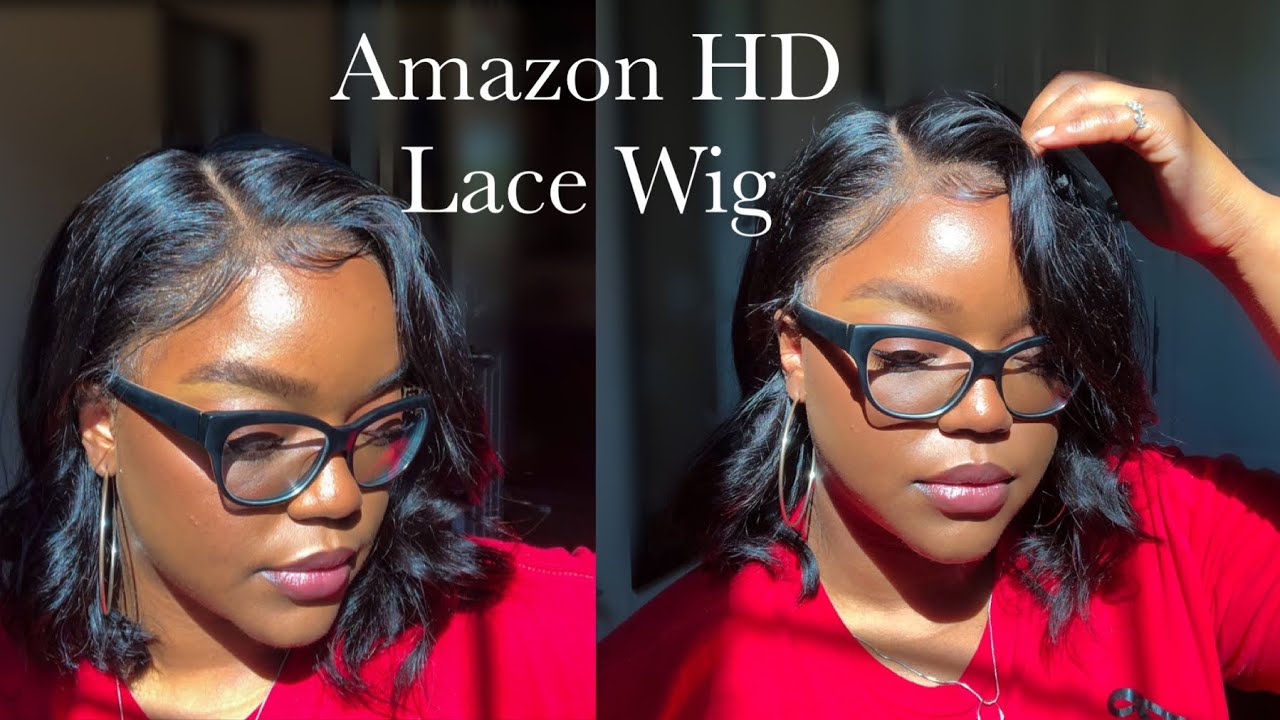 Installing + Cutting An Amazon HD Lace Frontal Wig Into A Bob